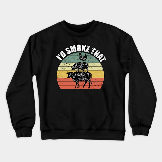 I'd smoke that Crewneck Sweatshirt by kevenwal